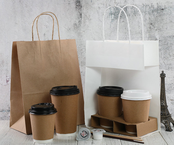 Tas Kertas Kraft dengan Pegangan 2