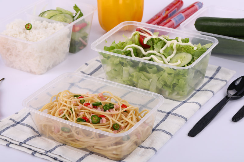 Kotak Makan Plastik Persegi Panjang