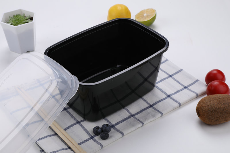 Kotak Makan Plastik Persegi Panjang 4
