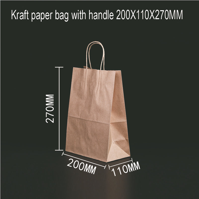 Tas Kertas Kraft dengan Pegangan 1