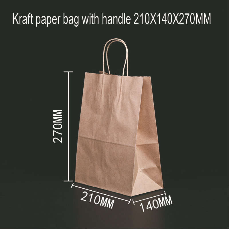 Tas Kertas Kraft dengan Pegangan 3