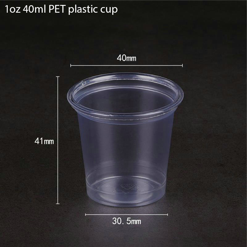 Gelas Plastik Disposable PET 1