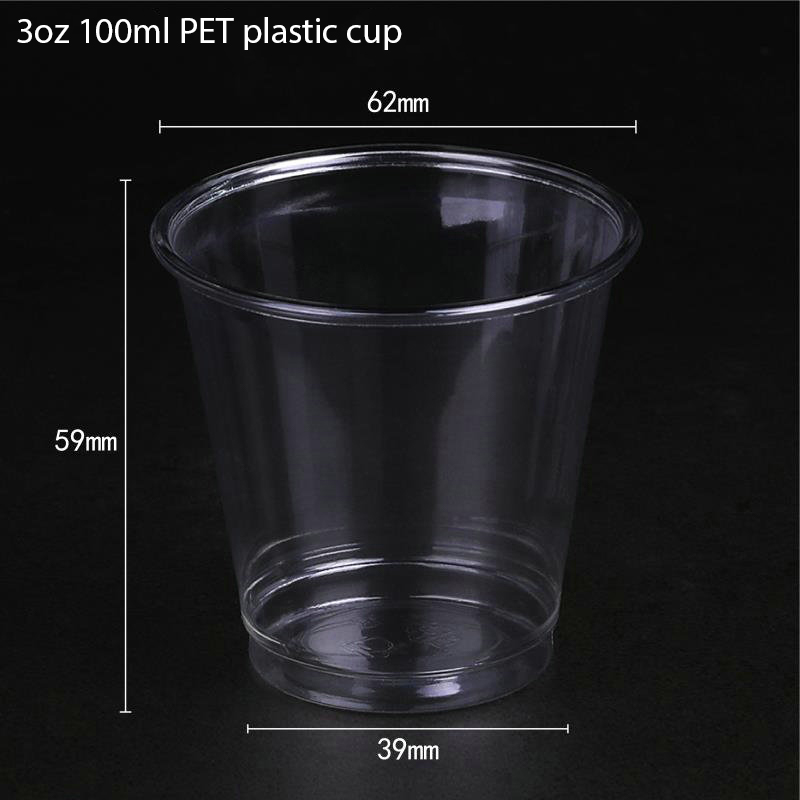 Gelas Plastik Disposable PET 13