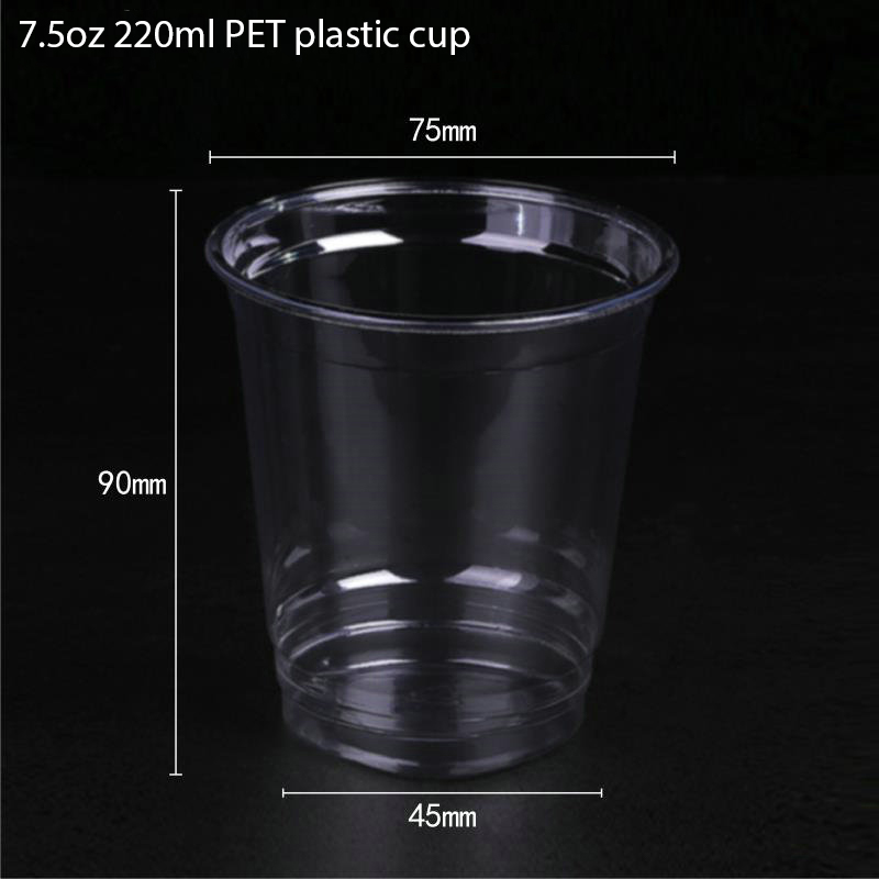 Gelas Plastik Disposable PET 24