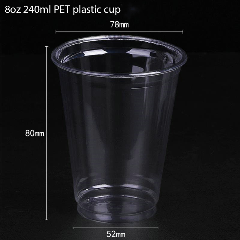 Gelas Plastik Disposable PET 25